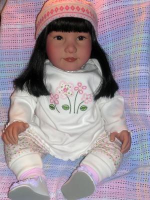 Milee sitting.jpg - Custom ordered Apple Valley doll