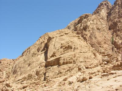 Way up to Mount Siniai, where Moses received the Ten Commandments