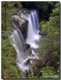 Side view of Brasstown Falls