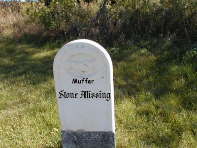 Muffer, (grave but no data now no monument)