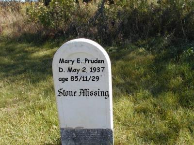 Pruden, Mary E