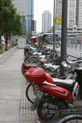Bikes at people's square