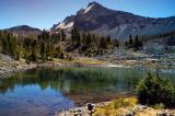 Broken Top from lower tarn above Golden Lake