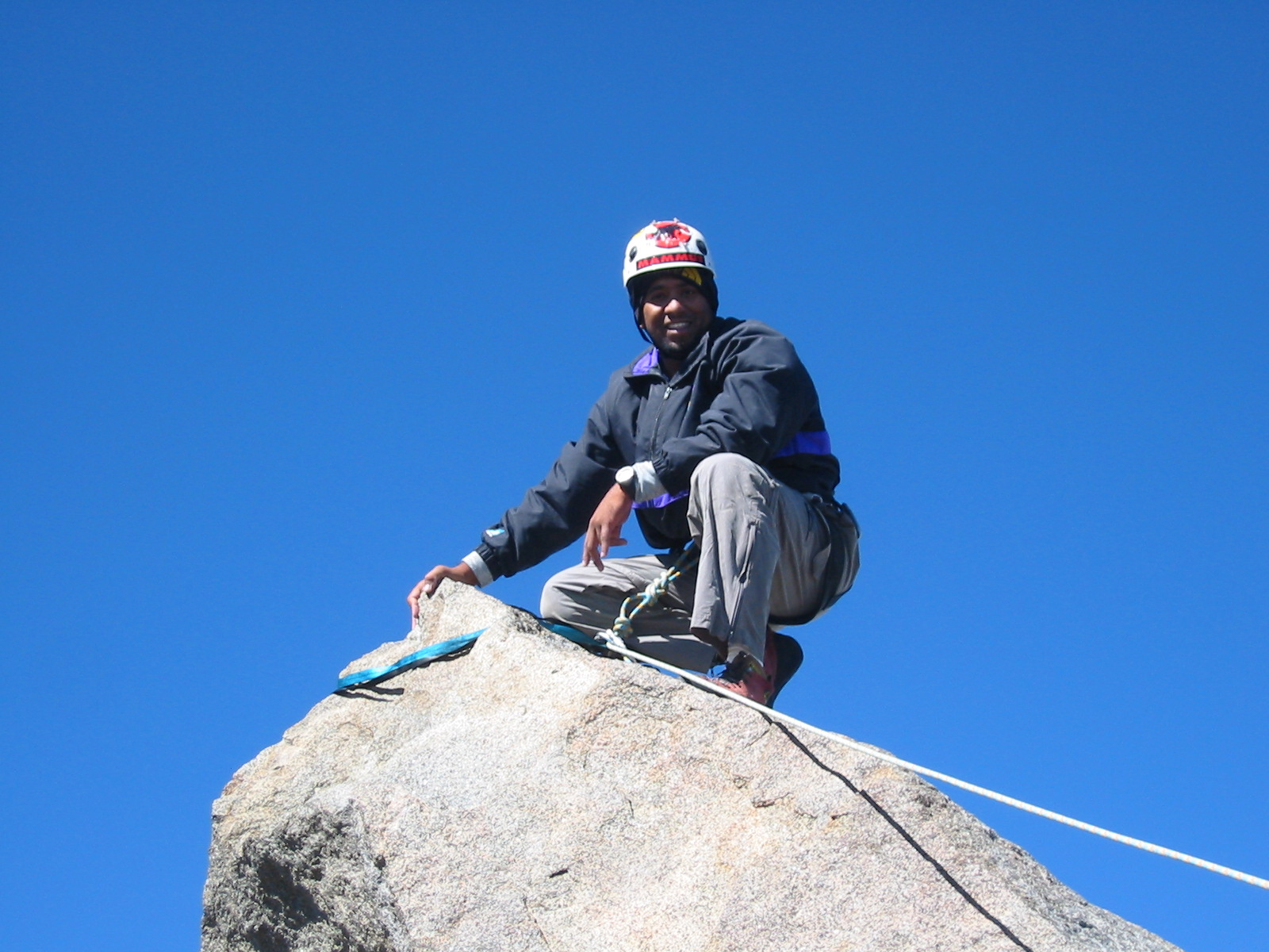Santosh on the summit