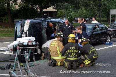 Rollover with Entrapment- Tices Ln & Ryders Ln (06-15-05)