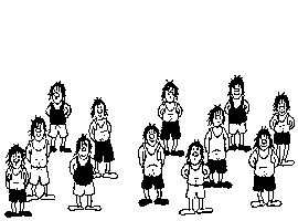sketch of an early class picnic