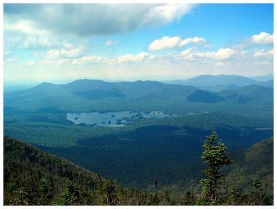 Elk Lake as Seen from Macomb Mountain