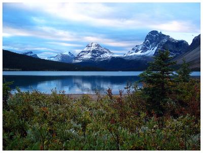 Bow Lake at Sunrise