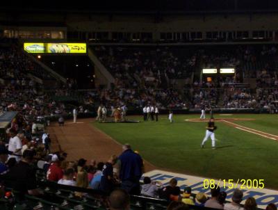 Sumo Wrestling Contest at Red Wings Game