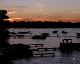 July 17, 2005 -  Portage Lake sunset