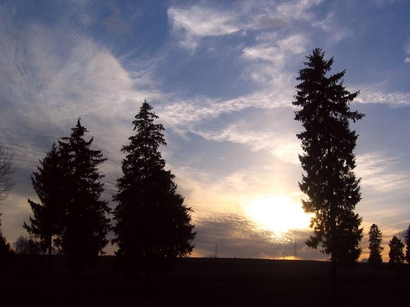 Sunset in Belzec