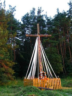 Cross With Ribbons