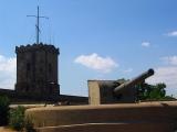 Cannon in Montjuic Castle