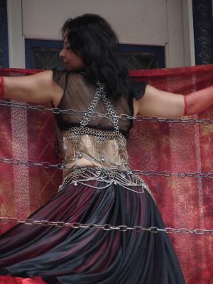 One hell of a belly dancer.