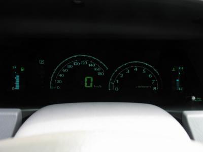 LED Speedo, clear and easy to read, fuel meters will change display format as fuel becomes low