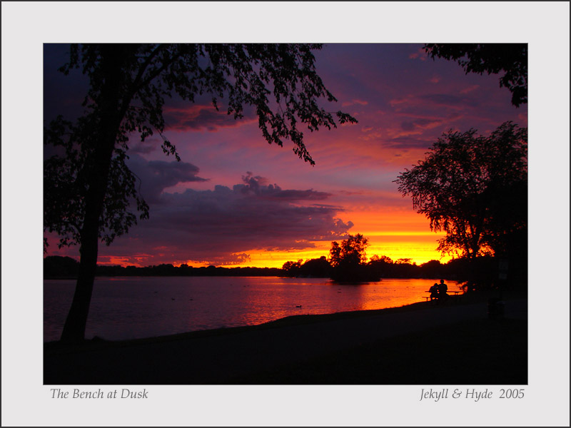 The Bench at Dusk