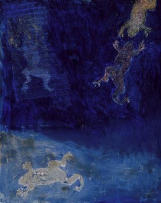 And Then There Were None 2005, mixed media on canvas, 20x16