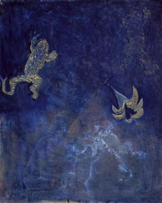 Bather 2005, mixed media on canvas, 20x16
