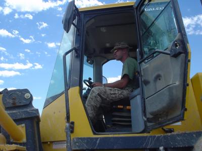 Me in the front loader