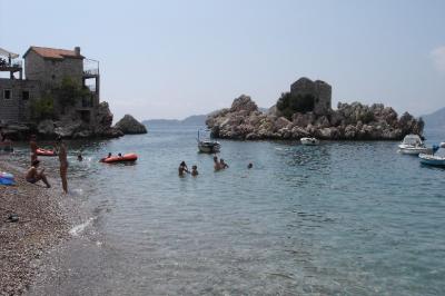 Small beach near Budva