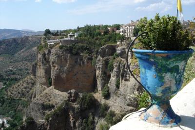 View from the terrace, Ronda