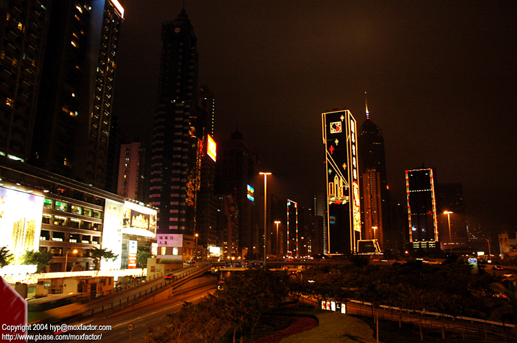 Hong Kong 香港 - 灣仔告士打道景色 View from Wanchai Gloucester Rd towards Central