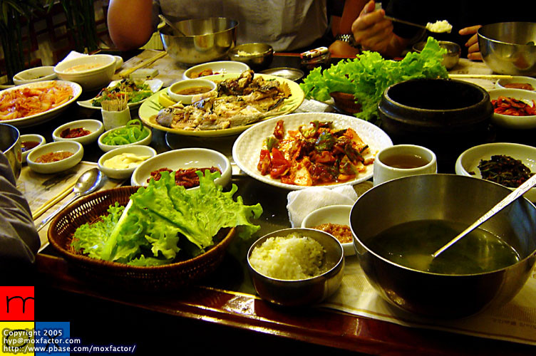 Choson(Northern Korean) food - Lettuce Wraps are so good...