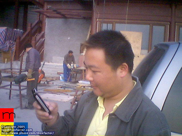 our driver in Hangzhou