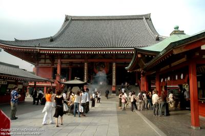 Tokyo 東京 - 浅草寺:浅草寺本堂 Sensoji: Main Temple