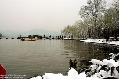 Hangzhou 杭州 - 三月中突然下雪