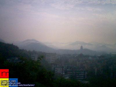 Hangzhou - this is the view from our restaurant