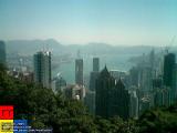 Hong Kong from The Peaks best vantage point, the public toilet