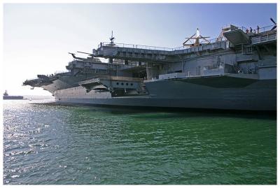 USS Midway at Permanent Dock at San Diego