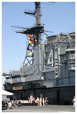 Ceremony for the Changing of Commanders of the USS Midway
