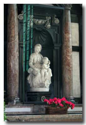A Michaelangelo Statue - The Madonna and Infant