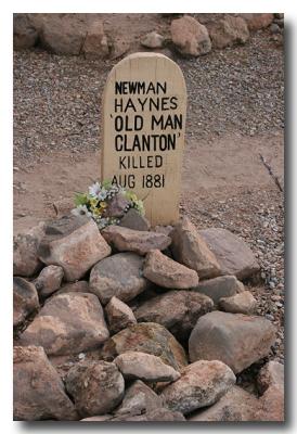 Old Man Clanton's Grave