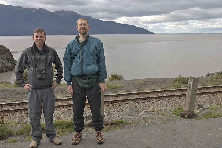Jeff and Tom at Turnagain Arm