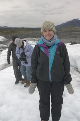 Jenn at Matanuska Glacier