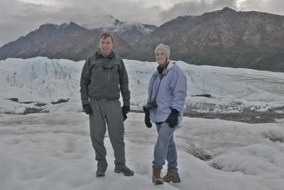 Jeff and Karen at Matanuska Glacier