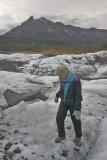 Jenn at Matanuska Glacier