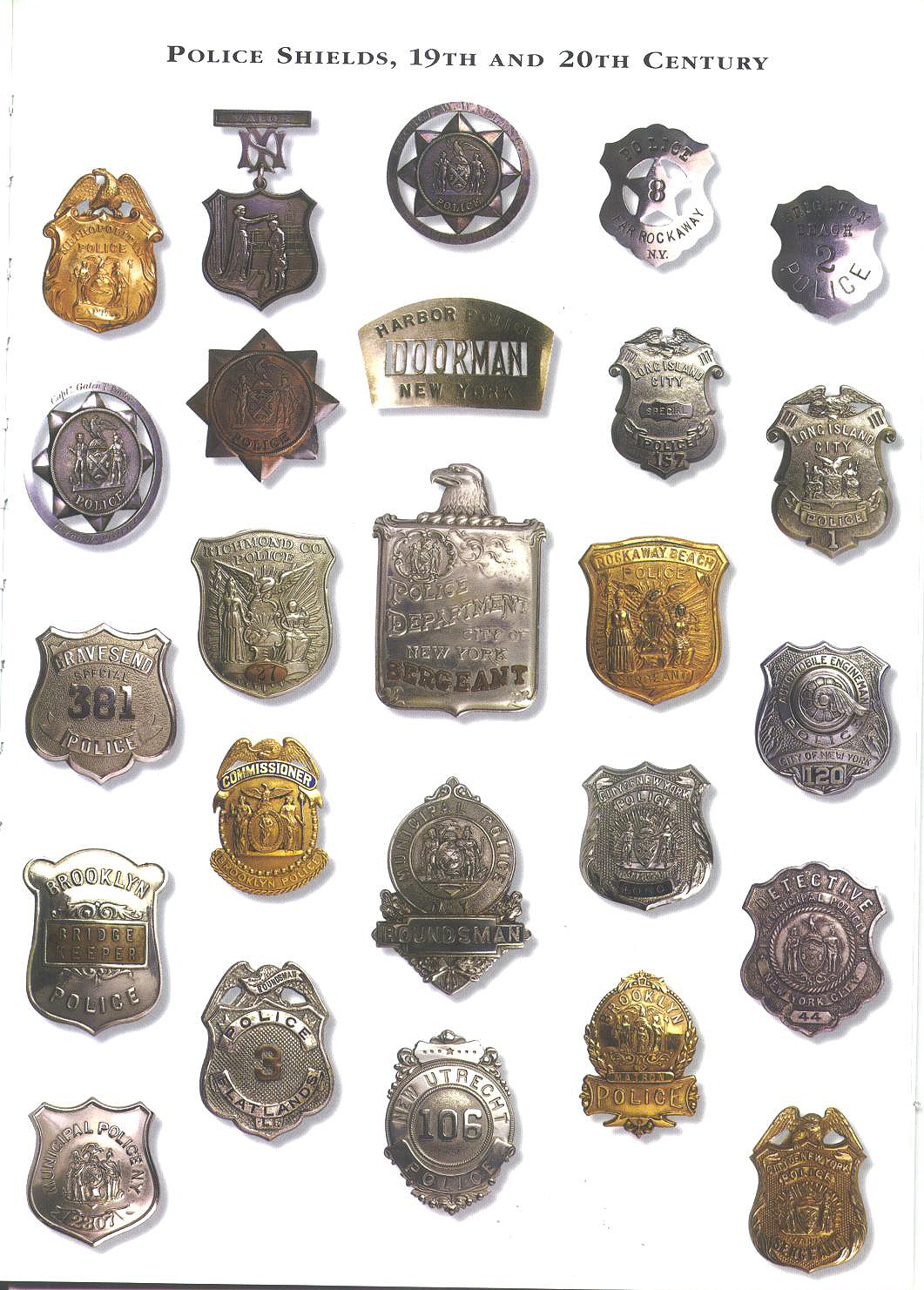 badges of the east coast  (NY), the New York Police Museum is next to wall street