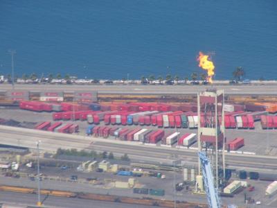 AVX691 Flame at Long Beach terminal