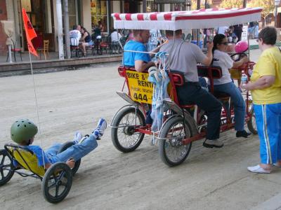 314 Little guy in his driving contraption