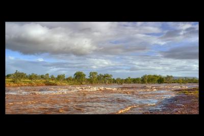 landscape dunham river in flood Kununurra WA _DSC7704