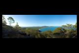 Ramsay Bay from Nina Peak Hinchinbrook Island panorama 12 by 18