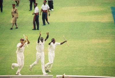 Victory lap for West Indies