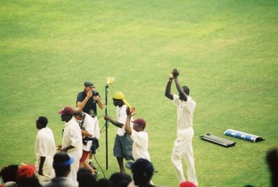 West Indies Celebrates Victory!