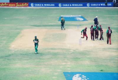 Another dismissal for the West Indies against South Africa