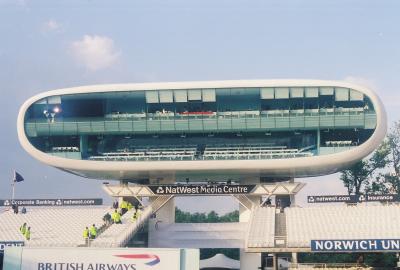 Close-up View of the NatWest Cricket Media Center