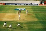 Brian Lara leaves alone outside the off stump